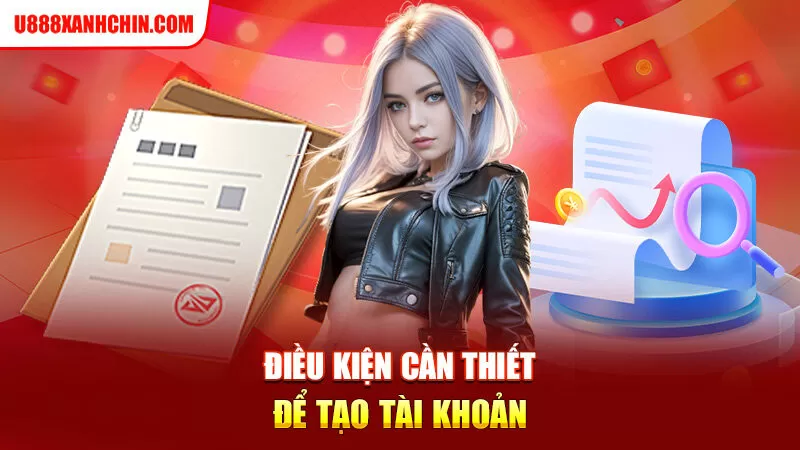 Điều kiện cần thiết để tạo tài khoản