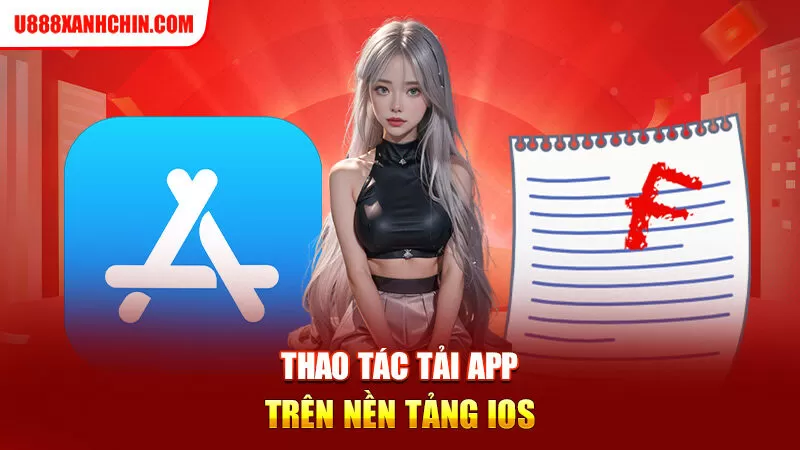 Thao tác tải app trên nền tảng iOS